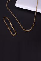 Kablo Ve Gurmet Zincir Kolye, Gold - 3