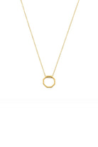 Sekizgen Detaylı Kolye, Gold - 0