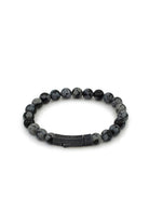 Obsidyen Taşlı Kalın Bileklik, Oksitli - 0