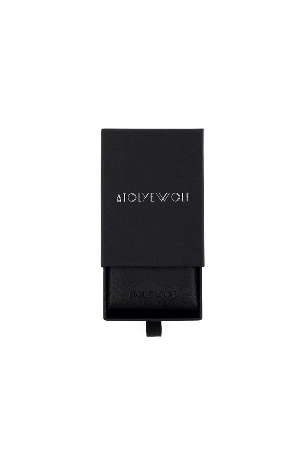 Zirkon Taşlı Sekizgen Kolye, Siyah - Gümüş - 5
