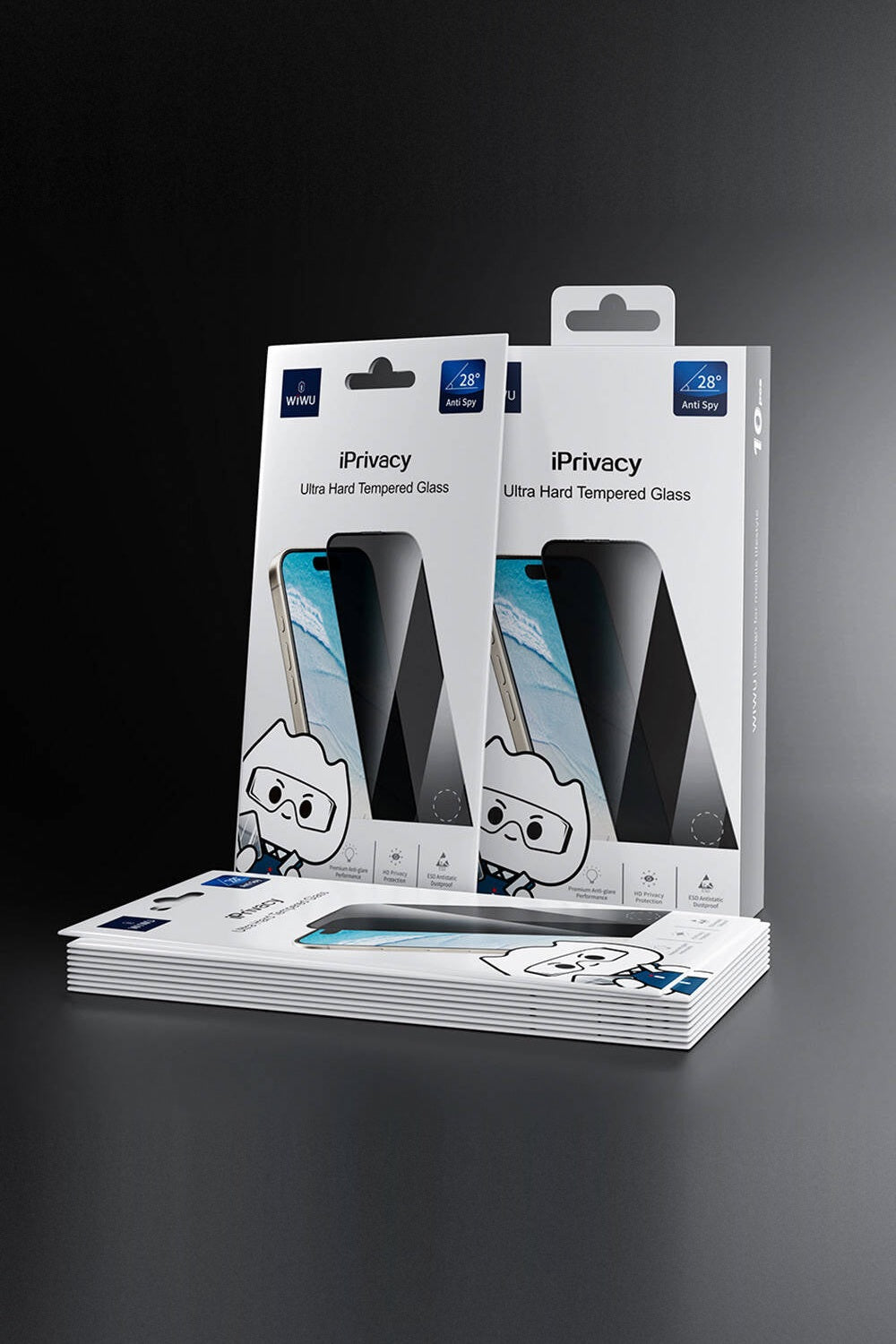Gt-015 Iprivacy Ekran Koruyucu, 10'lu Paket — Iphone 16 Plus - 1
