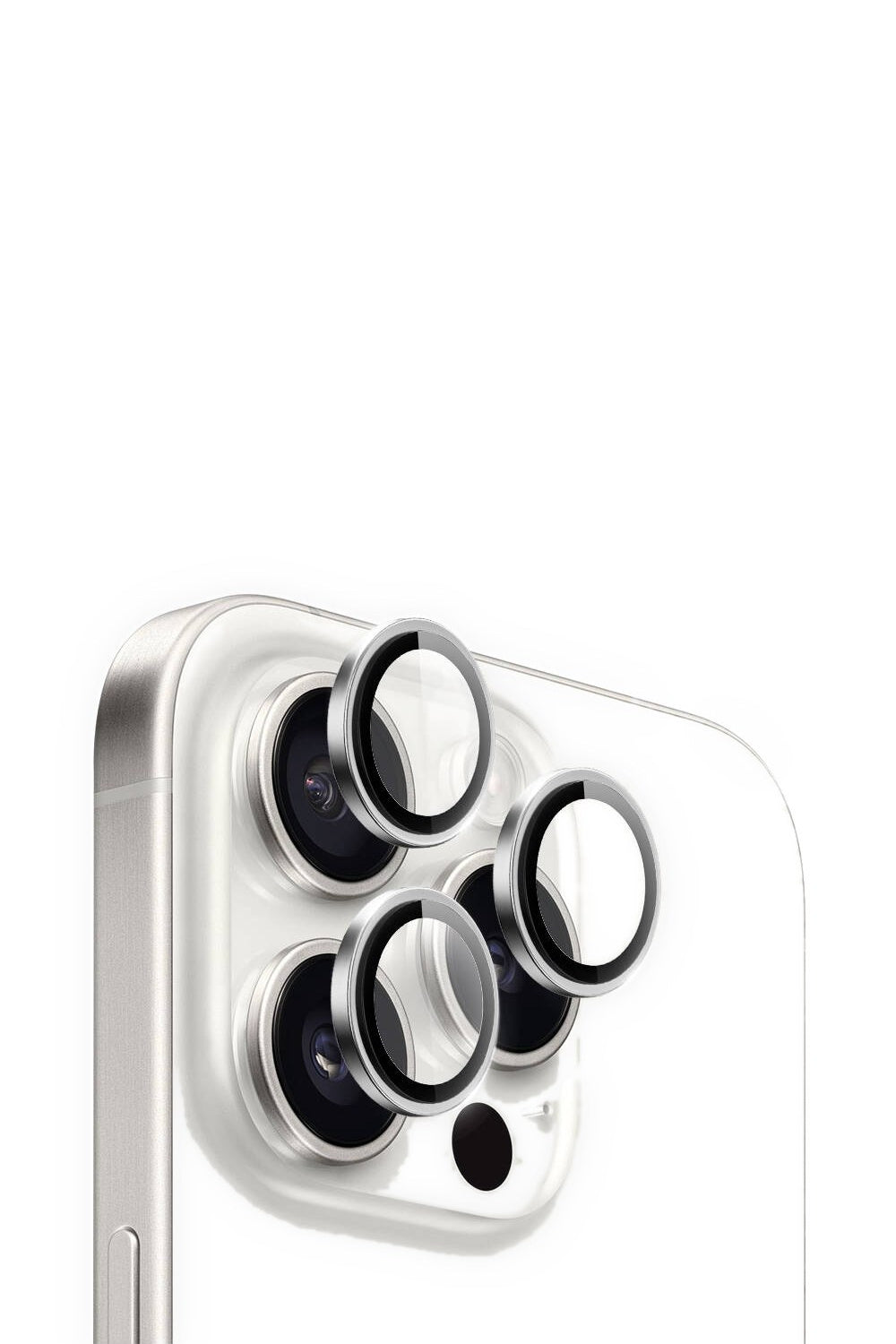 Lg-004 Pvd Metal Kamera Lens Koruyucu — Iphone 15 Pro Max - 0