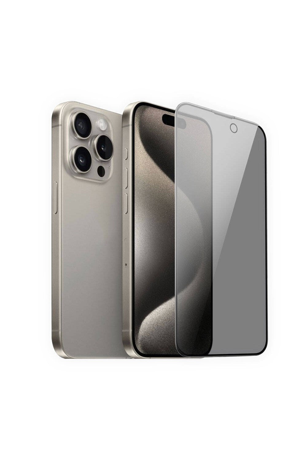 Iprivacy Hd Anti-Peep Ekran Koruyucu — Iphone 15 Pro Max - 0