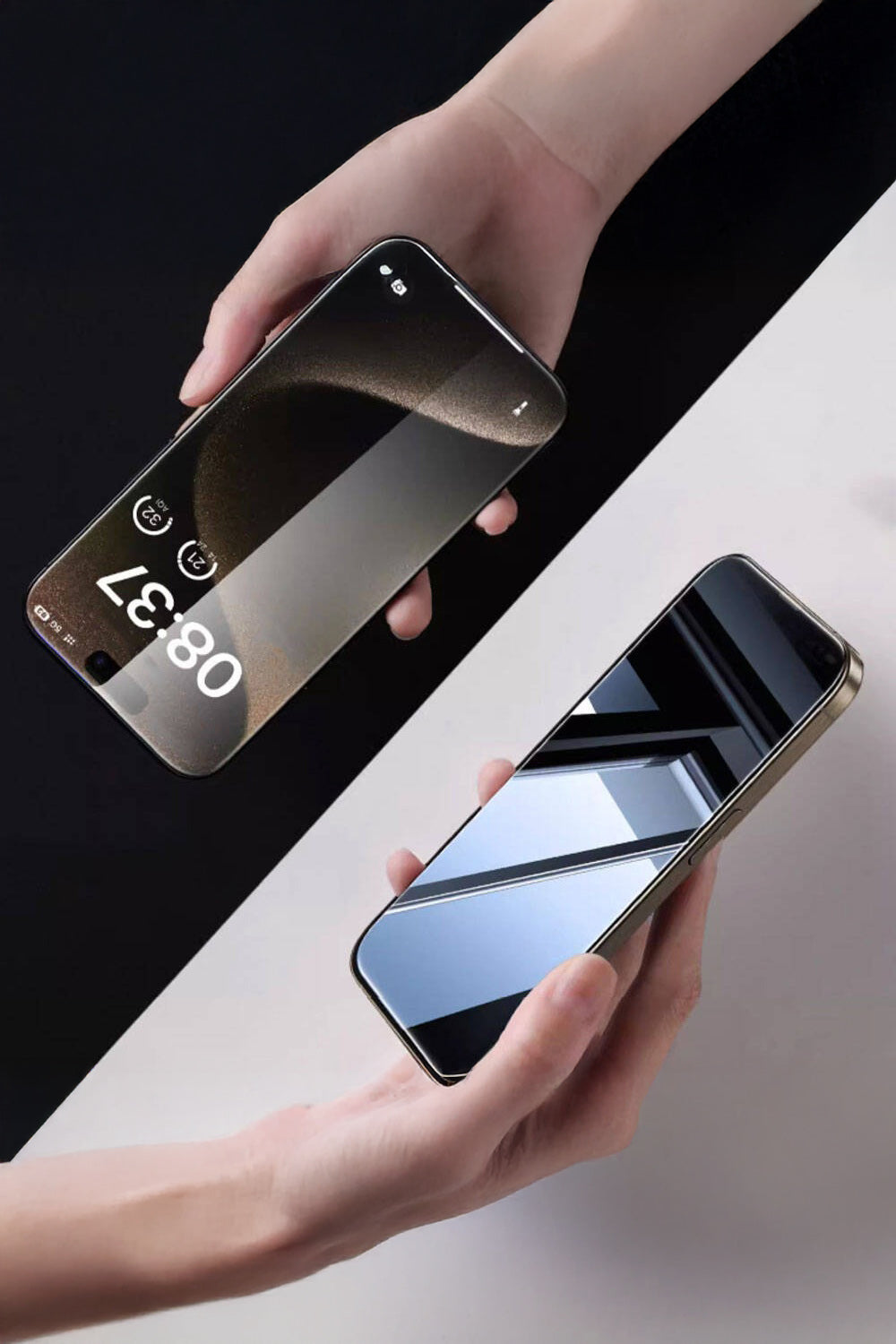 Iprivacy Hd Anti-Peep Ekran Koruyucu — Iphone 15 Pro Max - 3