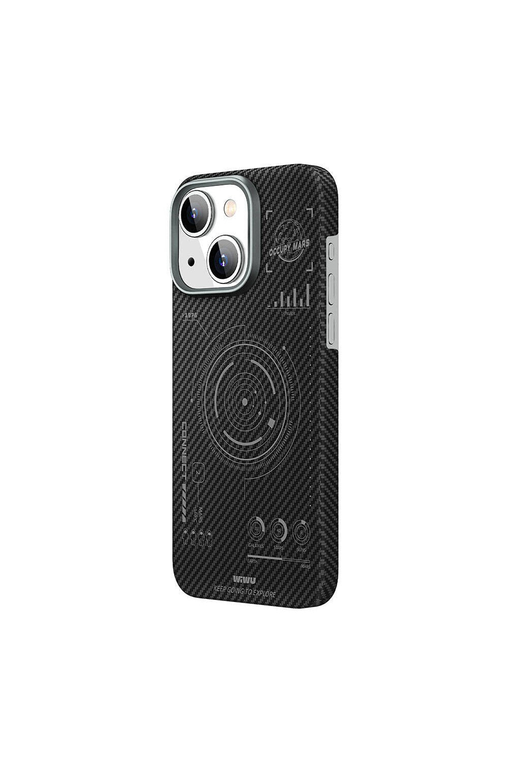 Karbon Fiber 600d Mars Kevlar Kılıf, Iphone 15 Plus - 2