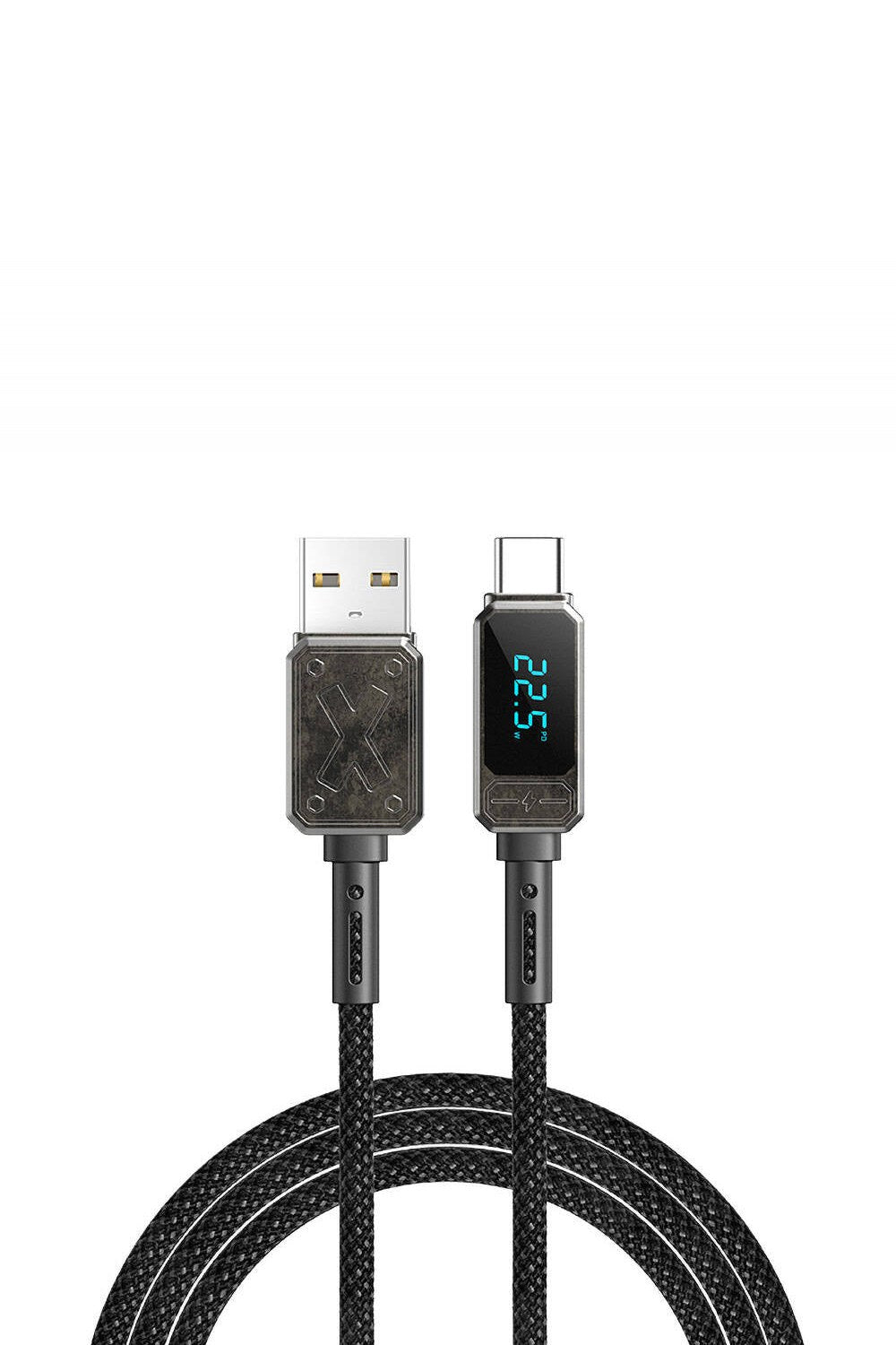 Wi-C038 Titan Serisi Usb-A - Type-C Led Göstergeli Şarj Kablosu, 66 W, 1,2 M - 0