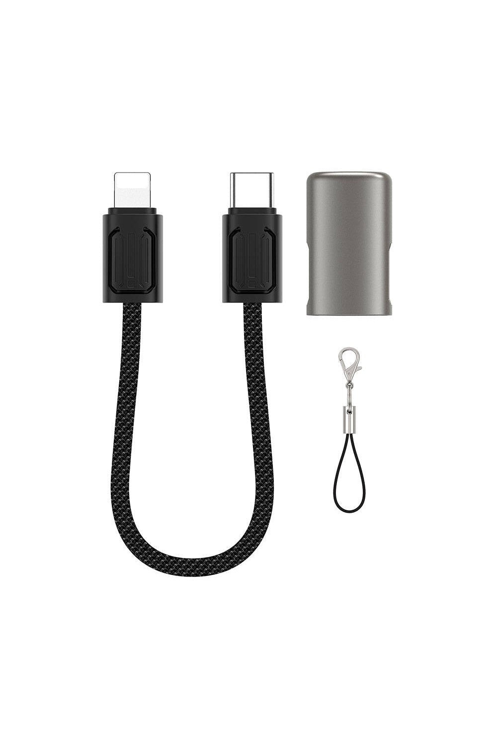 Wi-C040 Concise Serisi Type-C - Lightning Şarj Kablosu, 30 W, 15 Cm - 2