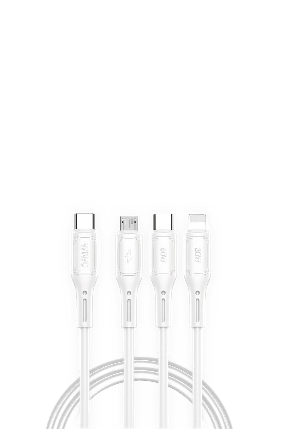 Starlink Wi-C046e 3'ü 1 Arada Usb-A - Lightning, Type-C Ve Micro Usb Şarj Ve Data Kablosu, 60 W, 1,2 M - 0