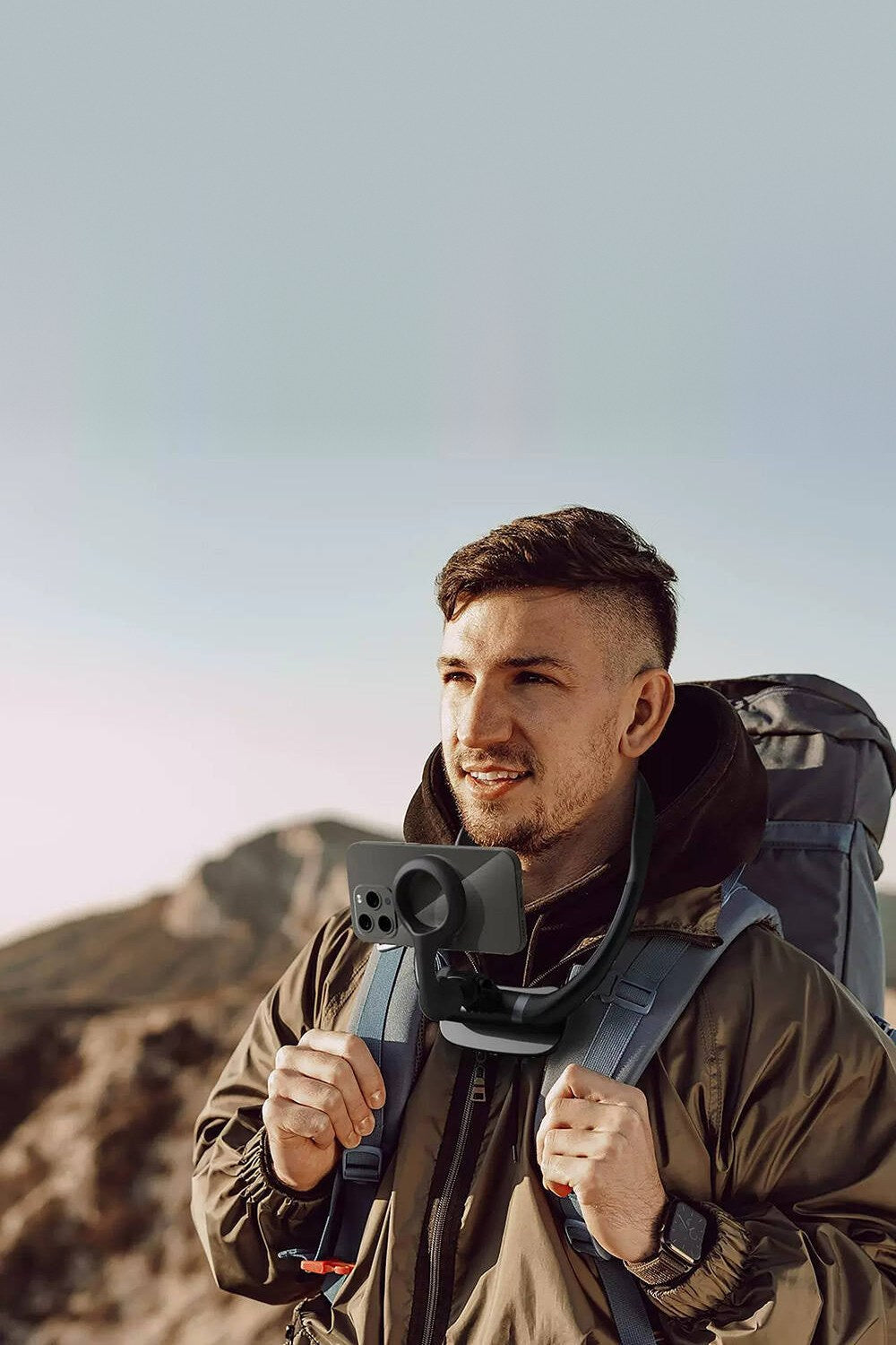 Manyetik Boyun Askılı Telefon Tutucu - 5