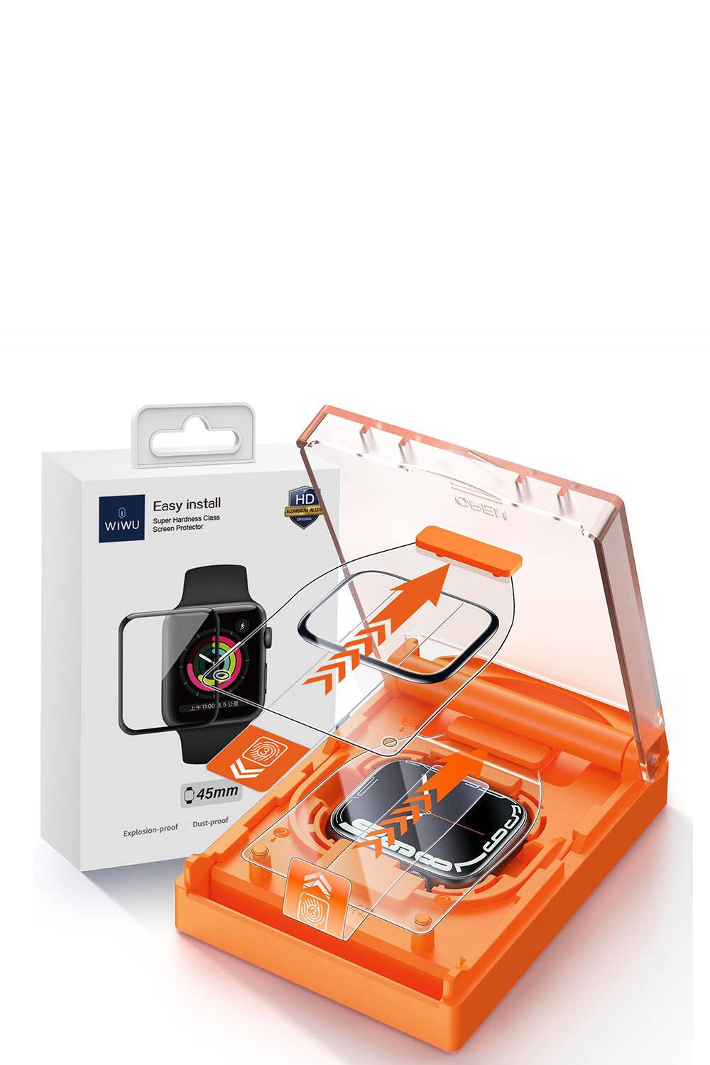 Apple Watch 40 Mm Ekran Koruyucu, Kolay Uygulama Aparatlı - 3