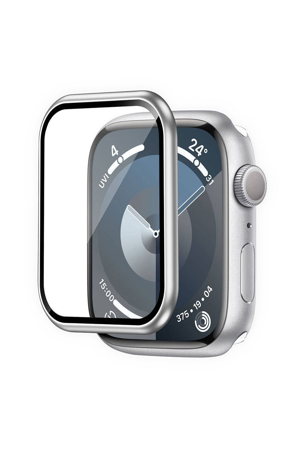 Kolay Uygulamalı Temperli Cam Ekran Koruyucu — Apple Watch 44 Mm - 1