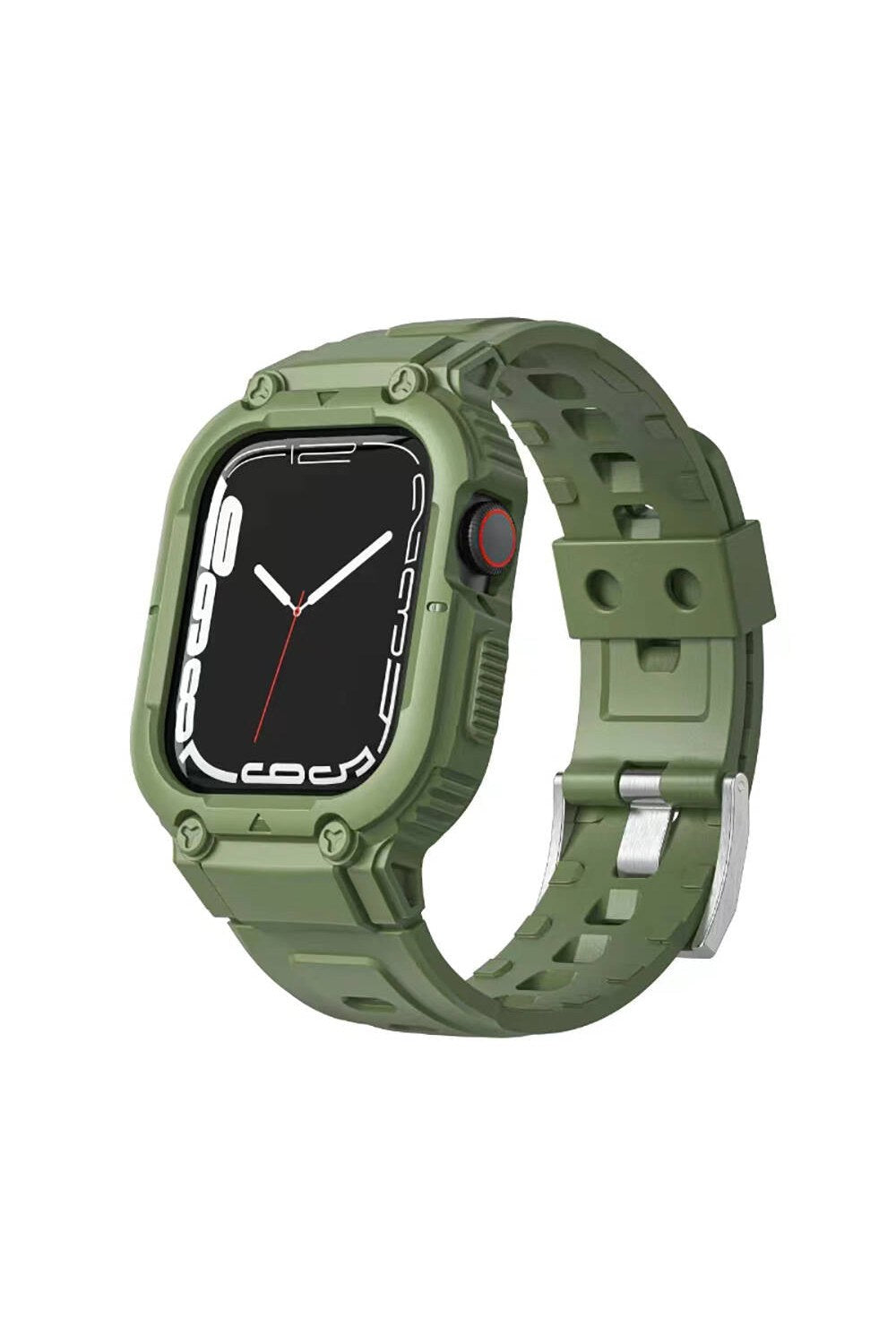 Armor 2'si 1 Arada Kasa Koruyucu Ve Silikon Kordon — Apple Watch 45 Mm - 4