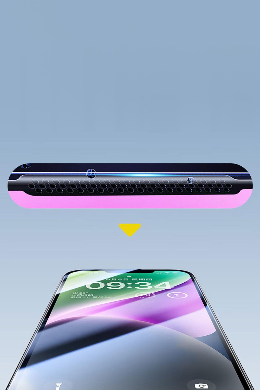 Cz-003 Mavi Işık Filtreli Cam Ekran Koruyucu — Iphone 16e - 2