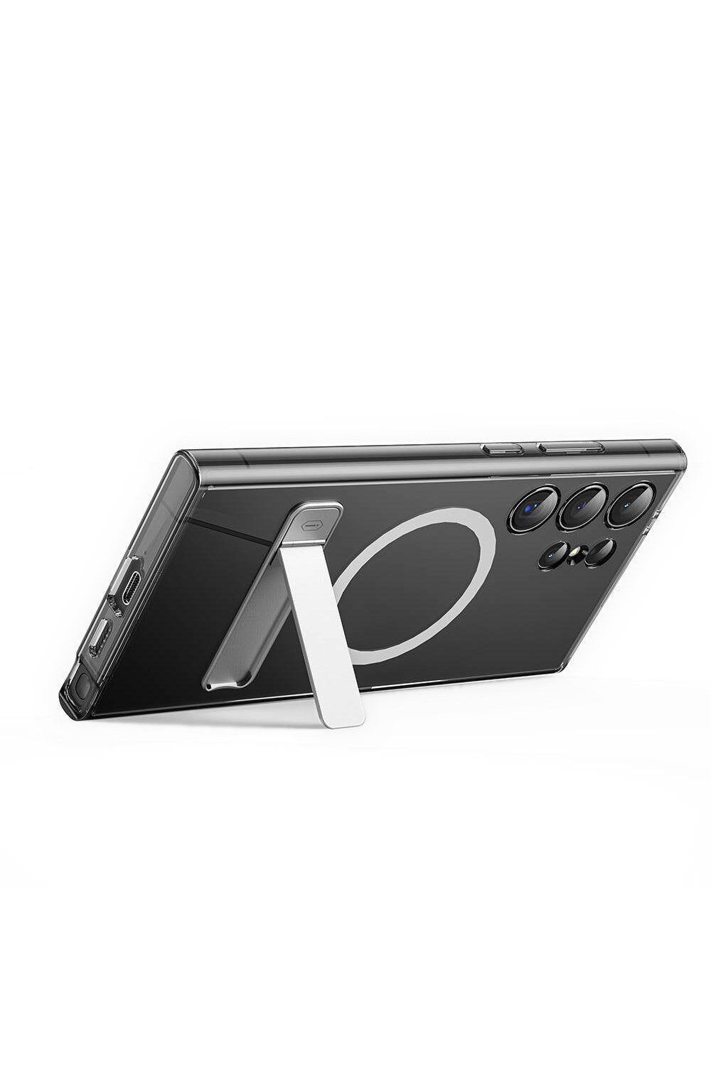 Aurora Magsafe Uyumlu Kamera Korumalı Standlı Kılıf — Galaxy S24 Ultra - 3