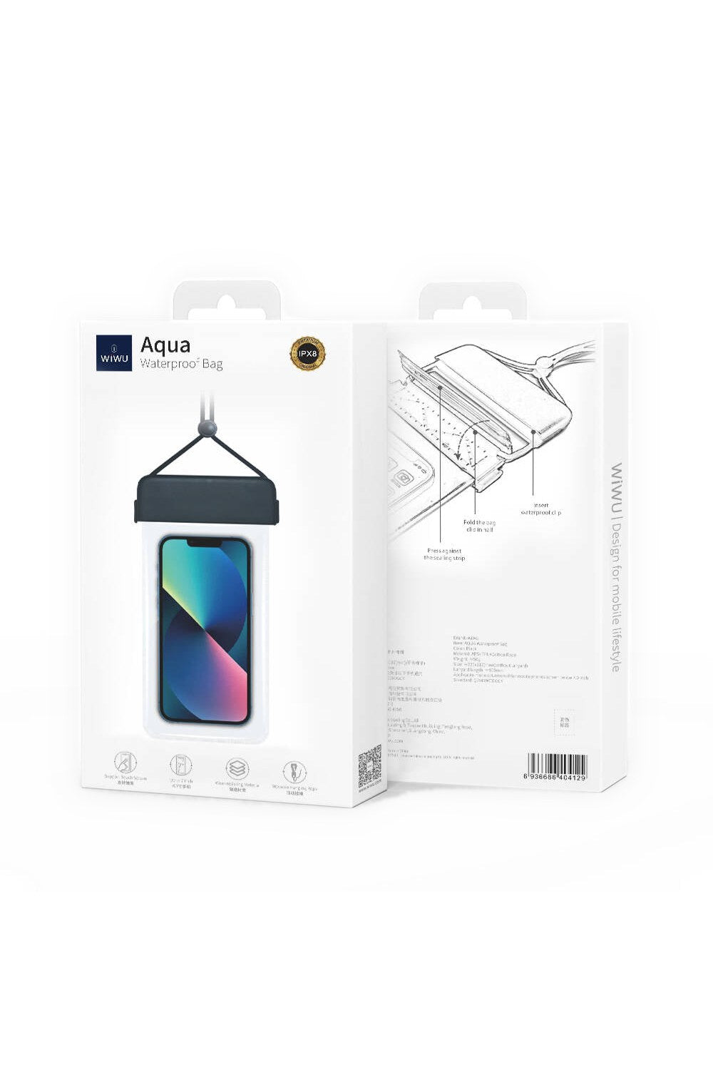 Aqua Su Geçirmez Kılıf, Ipx8 — 6,9 Inç'e Kadar Uyumlu - 7