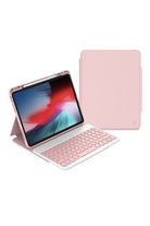 Ipad Uyumlu Gizli Kalem Bölmeli Klavyeli Kılıf - 5