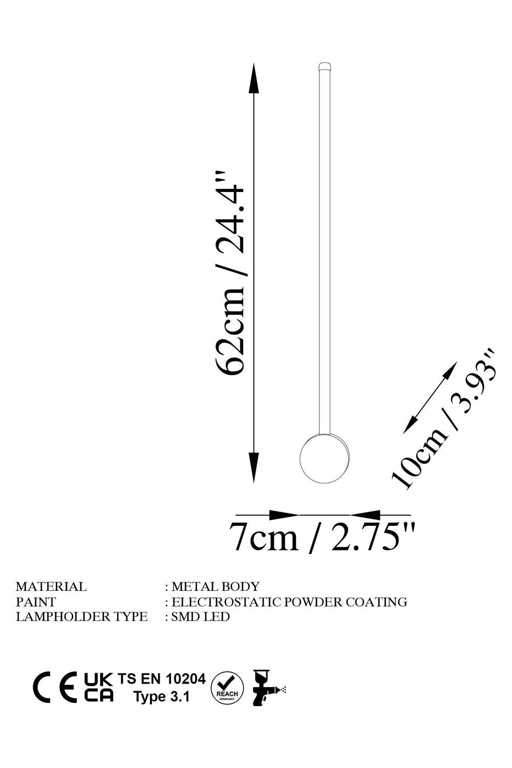 Marigolda 13481 Led Aplik Duvar Aydınlatma - 8
