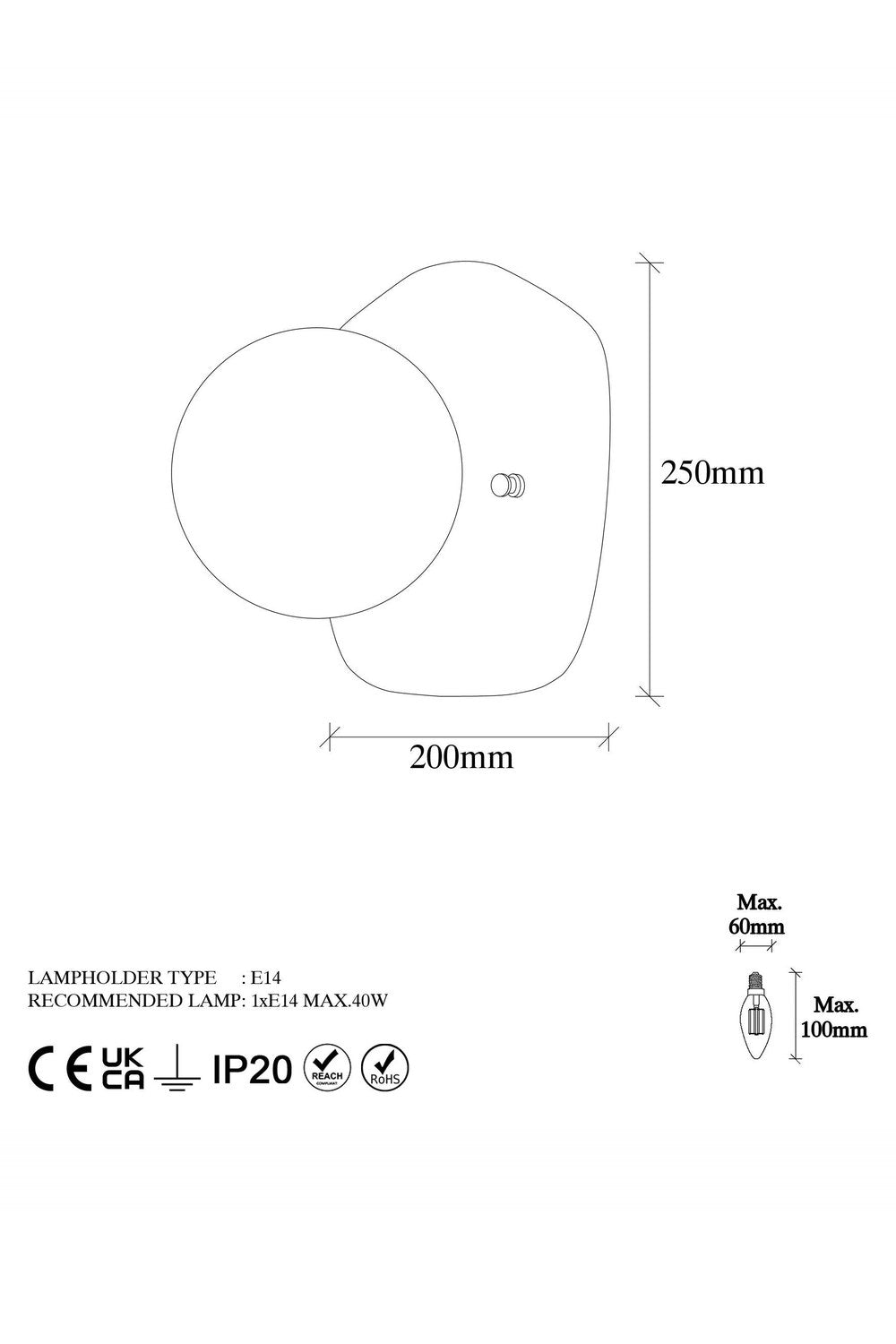 Io 11675 Cam Aplik Duvar Aydınlatma - 4