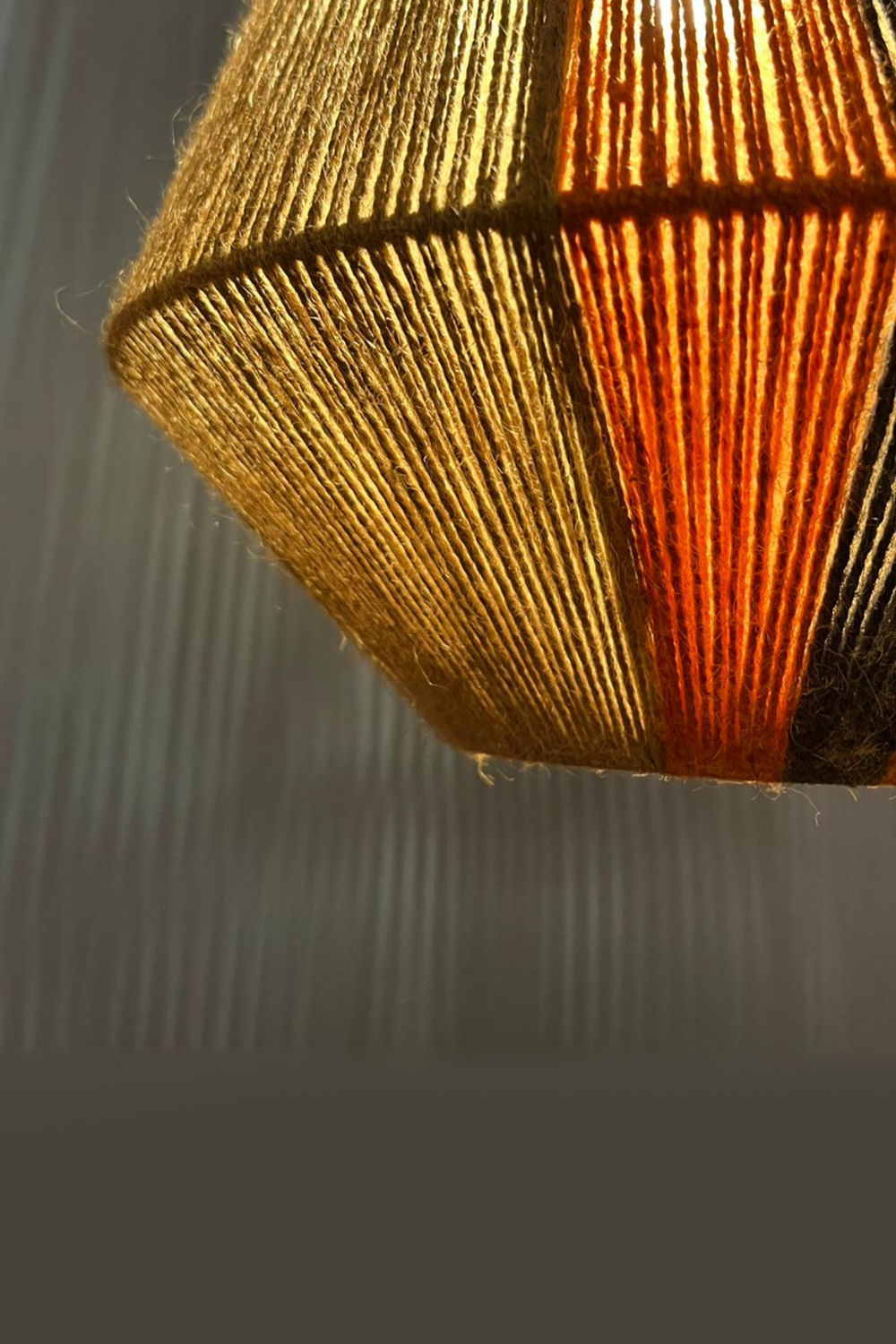 Renkli Hasır İpli Sarkıt Avize - 1