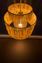 Raffia İp Sarkıt Avize - 4