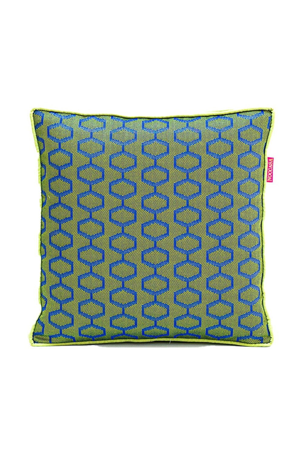 Yeşil Geometrik Desen Outdoor Kırlent - 1