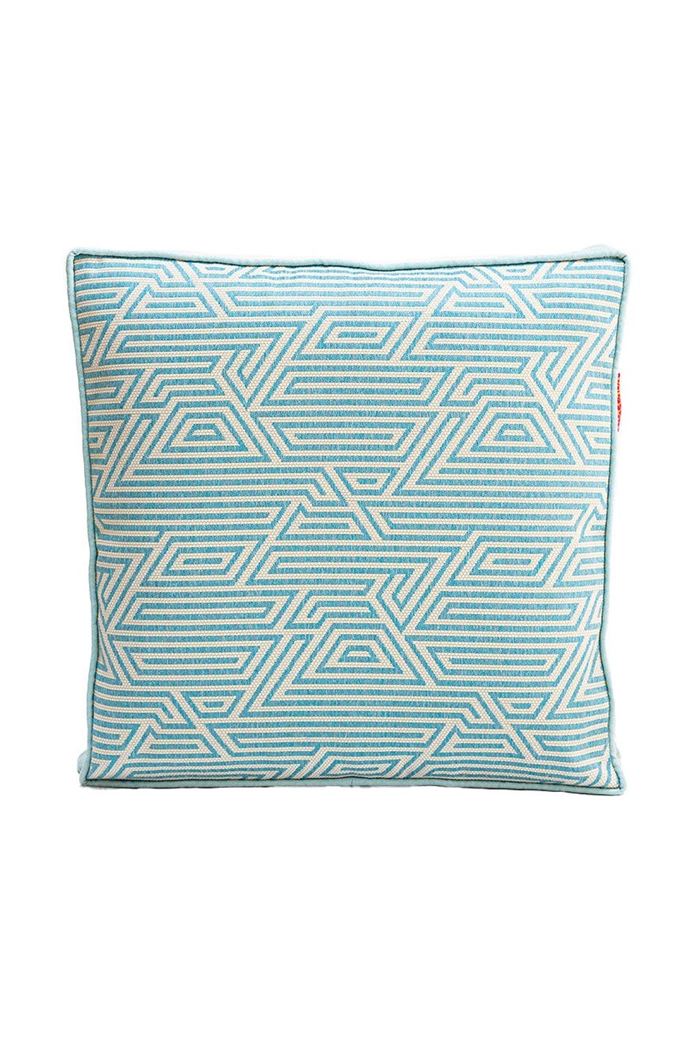 Geometrik Desen Mint Outdoor Kırlent - 1