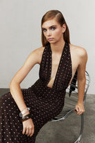 Ines Jarse Elbise Kahverengi - 1