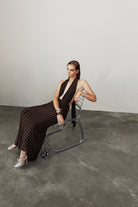 Ines Jarse Elbise Kahverengi - 3