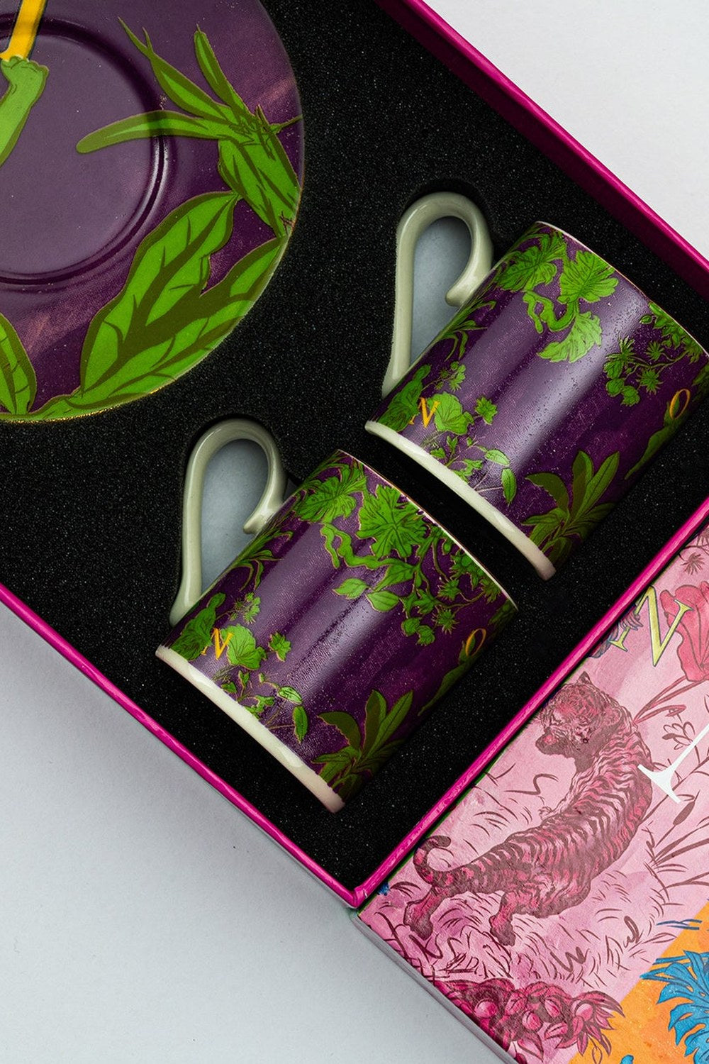 Signature Purple Kahve Fincanı (2'li Set) - 0