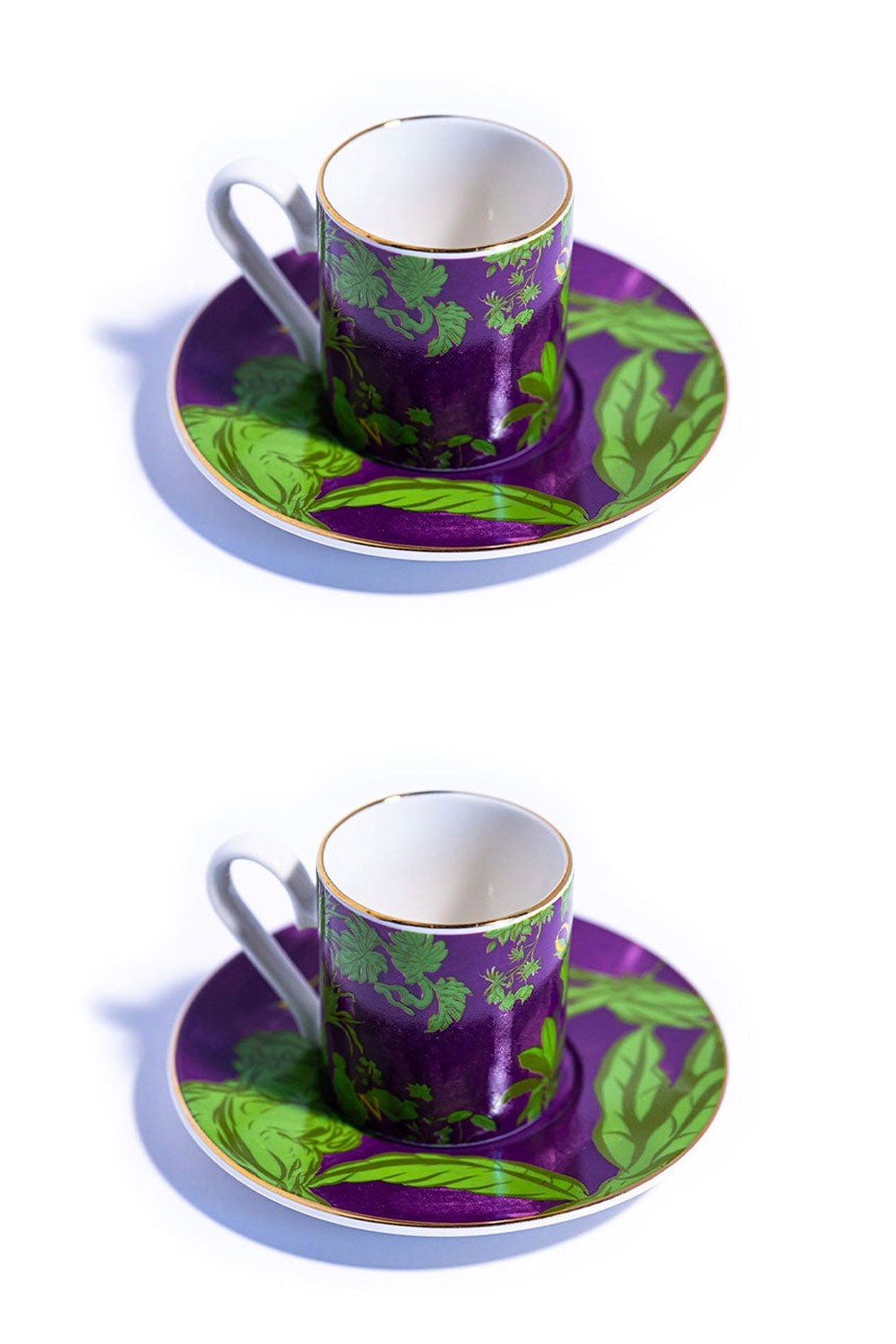 Signature Purple Kahve Fincanı (2'li Set) - 9
