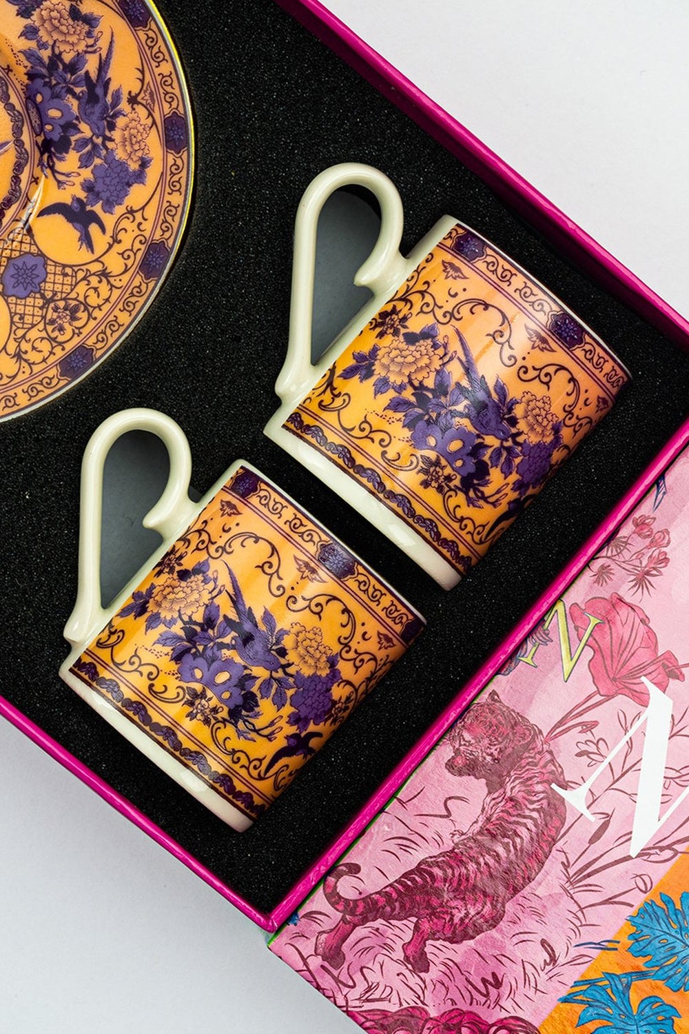 Eternal Lilac Rose Kahve Fincanı (2'li Set) - 0