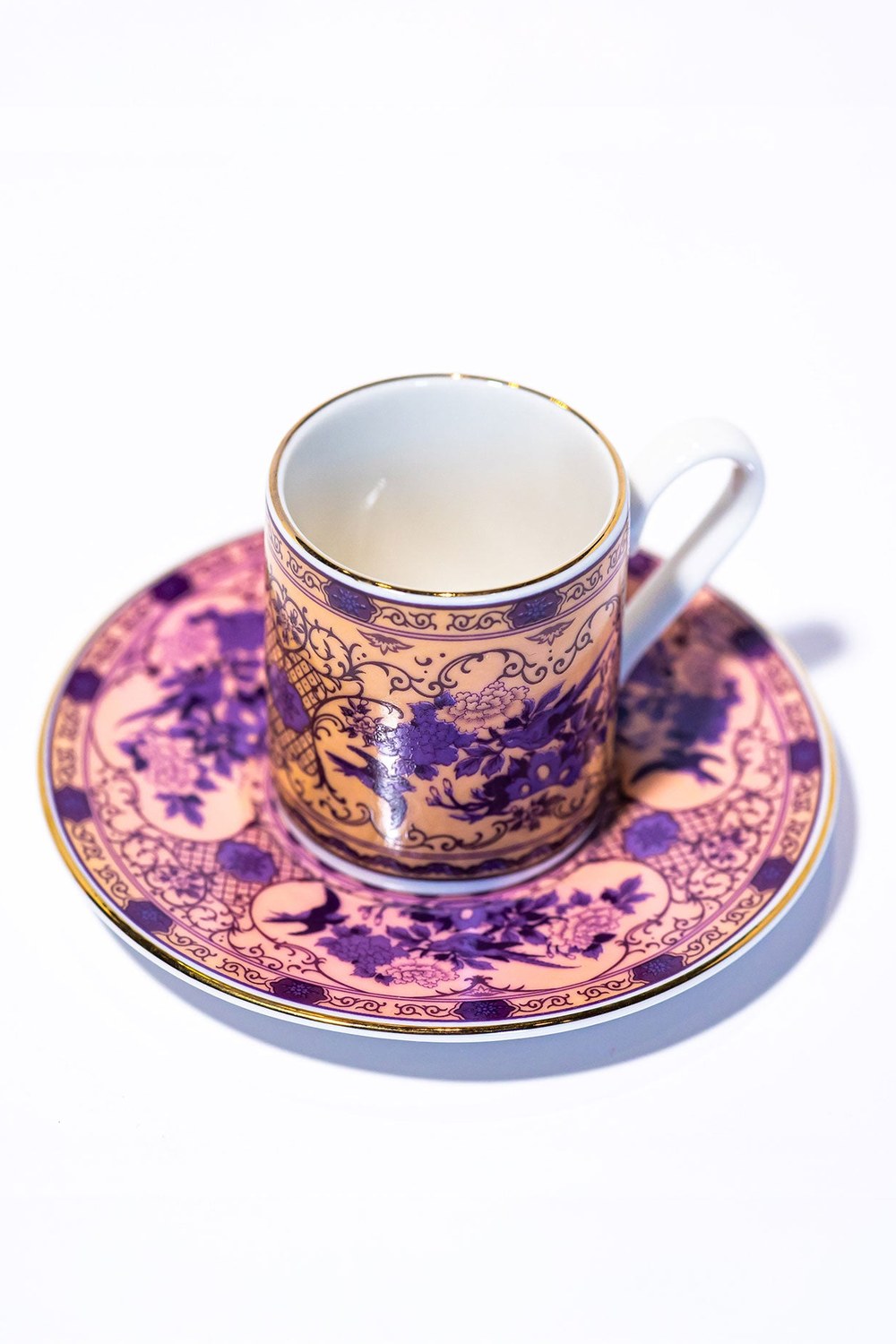 Eternal Lilac Rose Kahve Fincanı (2'li Set) - 2