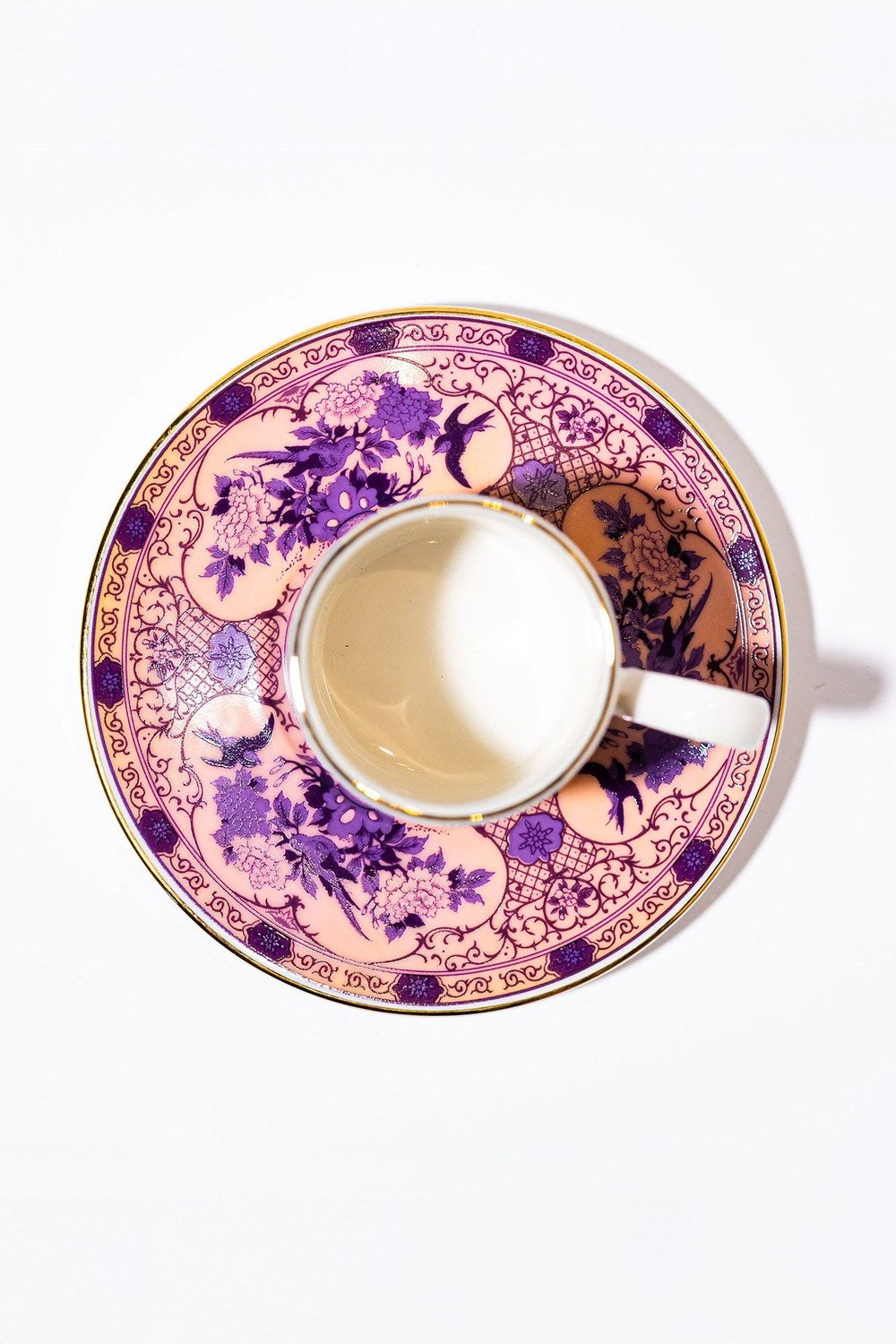 Eternal Lilac Rose Kahve Fincanı (2'li Set) - 3