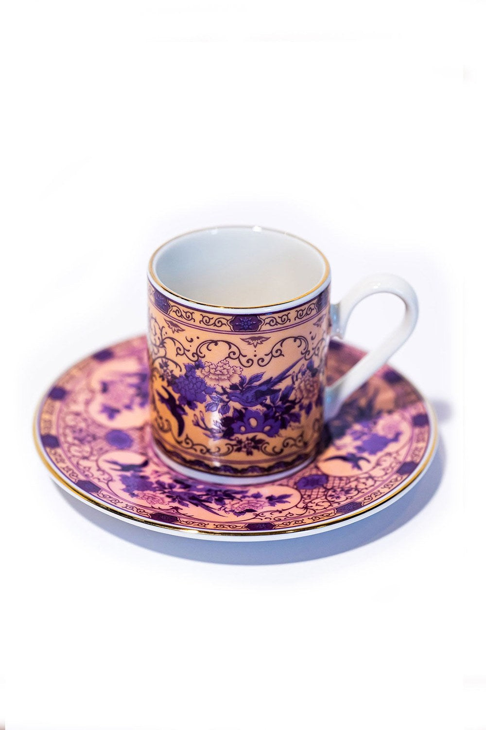 Eternal Lilac Rose Kahve Fincanı (2'li Set) - 4