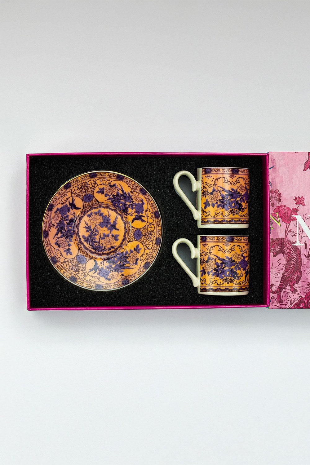 Eternal Lilac Rose Kahve Fincanı (2'li Set) - 7