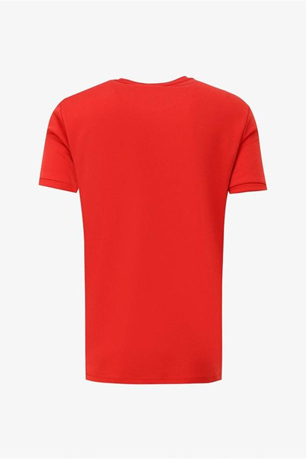Bisiklet Yaka Kol Ucu Duble Slim Fit Erkek T-Shirt - 1
