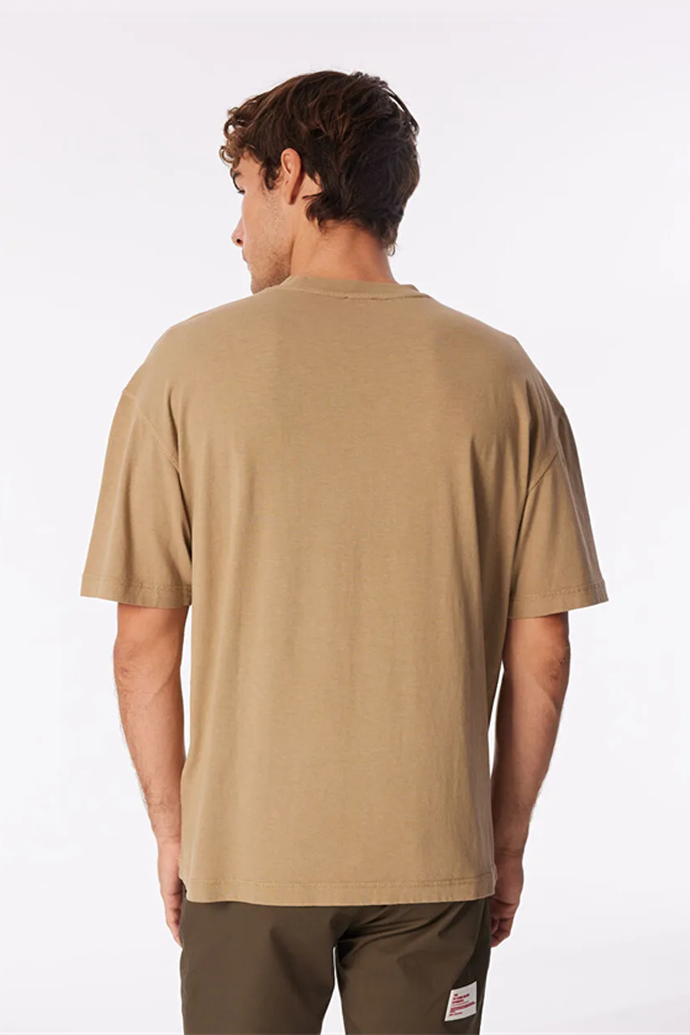 Bisiklet Yaka Tasarım Detaylı Erkek T-Shirt - 4