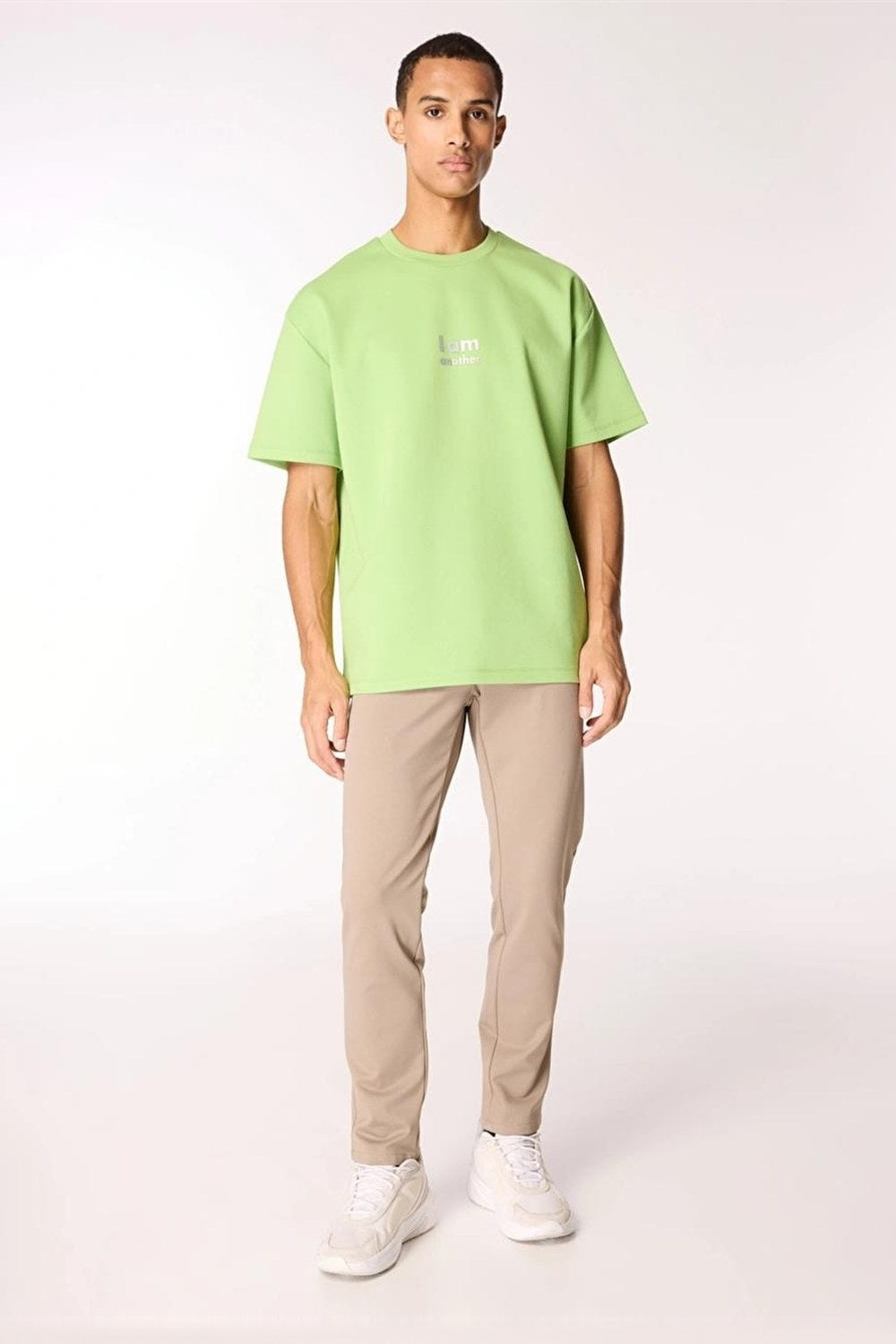 Normal Bel Kordonlu Chino Erkek Pantolon - 4
