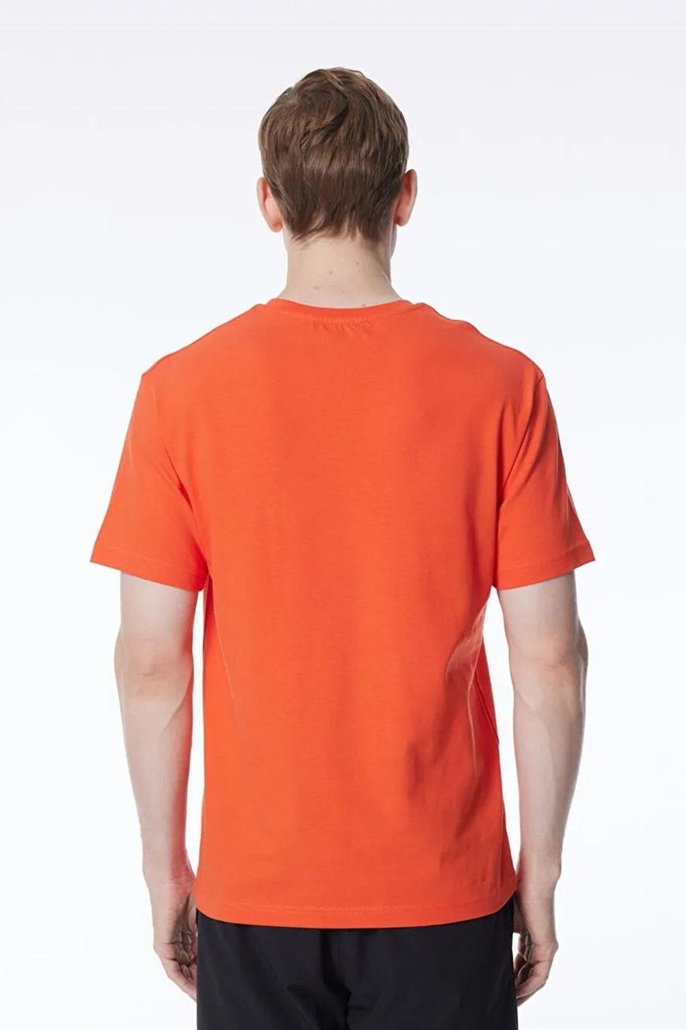 Bisiklet Yaka Göğsü Baskılı %100 Pamuk Oversize Erkek T-Shirt - 4