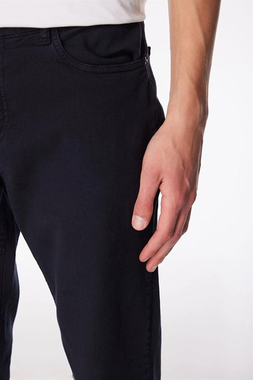Slim Fit Beş Cep Model Erkek Pantolon - 1