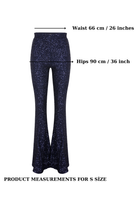 Maisy Payet Flared Pantolon Midnight Blue - 4