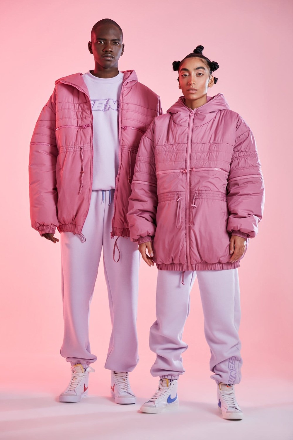 Uptown Pink Unisex Hafif Mont - 1