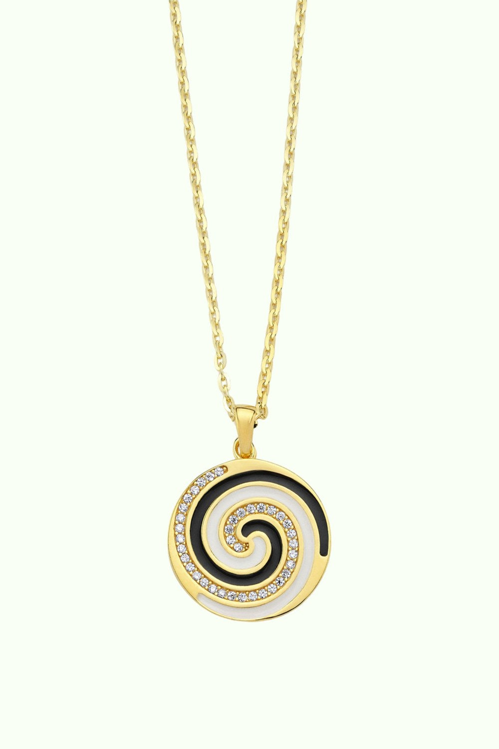 Harmonic Vortex Taş Detaylı Kolye - 2