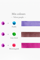 Kakimori Inkstand Colour Karıştırabilir Dolma Kalem Mürekkebi 35 Ml - Velvet Purple - 1