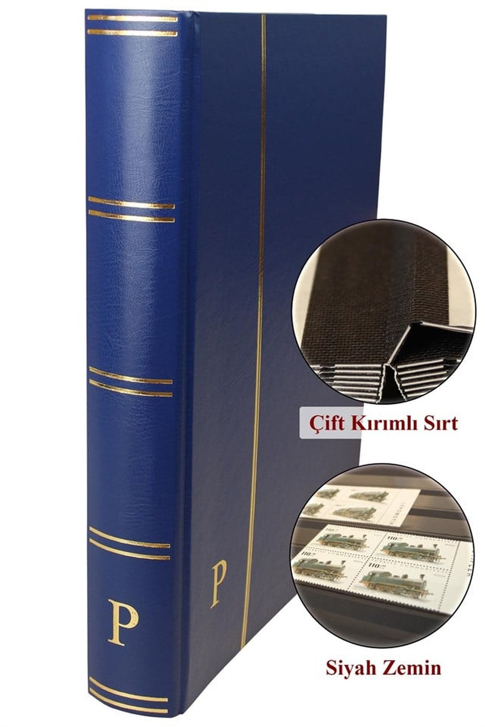 History 1970 Pul Defteri Klasik | Siyah Zemin, Mavi (Ph-273320) - 5