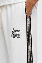 Erkek Originals Şerit Detaylı Regular Fit Eşofman Takımı Ekru - 0