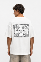 Erkek Ffb Nakışlı Oversize T-Shirt Ekru - 0