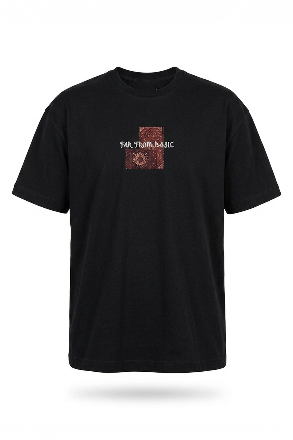 Erkek Ffb Patch Oversize T-Shirt Siyah - 4