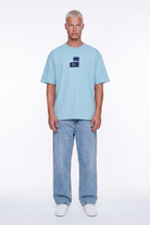 Erkek Ffb Patch Oversize T-Shirt Bebe Mavi - 1