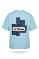 Erkek Ffb Patch Oversize T-Shirt Bebe Mavi - 3